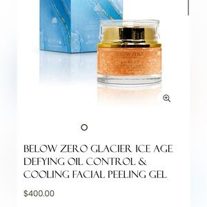 Below Zero Ice Age Facial Peeling Gel - Gold